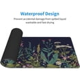 thumbnail image 6 of Watercolor Cherry Blossom Mouse Pad 31.5x11.8 Inch Pink Full Desk Japanese Sakura Mousepad Extended Large Non-Slip Rubber Base Waterproof Big Keyboard Mat with Stitched Edges for Gaming and Office, 6 of 7