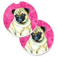thumbnail image 1 of Carlin Rose Ensemble de 2 Tasses Porte-Voitures Coaster, 1 of 1