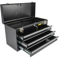JEGS 81400 3Drawer Portable Tool Box 20.500 in. x 9 in. x 12 in. 17