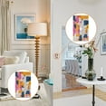 thumbnail image 4 of Yayeee Blank Wall Plate Cover 1-Gang 4.5"x2.7" Home Unused Decorative Outlet, Art Geometric, 4 of 7
