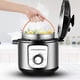 thumbnail image 2 of Stainless Steel Steaming Basket for Pressure Cooker with Silicone Coated Handle - Sturdy Steaming Basket, 2 of 3