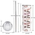 thumbnail image 6 of Mama Rainbow Tumbler With Lid and Straw,Best Mom Ever,Mama Mug Cup Tumbler Vacuum Insulated Tumbler,Mothers Day Birthday Gifts from Gaughter, 6 of 6