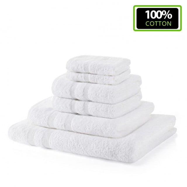 Pure 100% Egyptian Cotton Bathroom Towels Bath Sheet Bale Set Super Soft 500 Gsm 