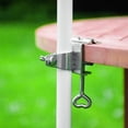 thumbnail image 5 of Travelwant Outdoor Umbrella Clamp - Steel Patio Umbrella Holder | Attaches to The Railsor Fence Post, Railing, Bleachers, Benches, Tailgates and More, 5 of 7