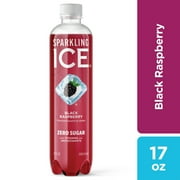 Sparkling Ice Naturally Flavored Sparkling Water, Black Raspberry 17 fl oz Plastic Bottle