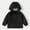 Black, variant on XXWXYD Girls Boys 𝖶aterproof Windproof Raincoat Winter Jacket with Hood Lightweight Warm Zip Outdoor School Clothes 2-12Y