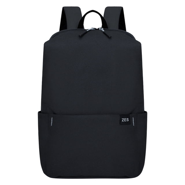 MIASHUI Fashionable Large Capacity Student Backpack Lightweight Comfortable Outdoor Travel with Solid Color Pattern and Durable Shoulder Straps