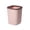 Pink, variant on Godderr Small Trash Cans Plastic Bathroom Wastebasket Square Garbage Can for Bedroom 8.27x10.63inch