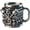 V6 Retro, variant on V8 Engine Coffee Mug,Personalized Coffee Mug,Creative Car Engine Coffee Cup for Car Lovers Gifts