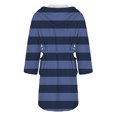 thumbnail image 5 of Women's Fleece Plush Robe Long Warm Plush Bathrobe Loungewear Jacket Printed Comfort Robe, 5 of 5