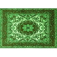 thumbnail image 1 of Ahgly Company Indoor Rectangle Medallion Green Traditional Area Rugs, 8' x 10', 1 of 1