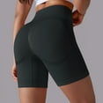 thumbnail image 2 of EHRWE Yoga Shorts For Women's High Waisted Peach Tight Fitting Breathable Yoga Shorts Running Fitness Pants Fashion, 2 of 5