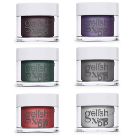 Gelish Xpress Dip Disney Villains Complete Collection Bundle, 6 colors