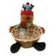 thumbnail image 3 of Canasta de almacenamiento de dulces navideños, soporte , vacaciones de Navidad, año de nuevo, decoración para hogar Ciervo Macarena Canasta de almacenamiento de dulces navideños, 3 of 8