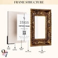 thumbnail image 4 of 97 Decor Small Vintage Picture Frames 2.5x3.5 - Antique Wallet Size Picture Frames 2.5 X 3.5, 4 of 7