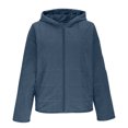 thumbnail image 7 of Oplxuo Quilted Jackets for Women Warm Casual Lightweight Hooded Padded Jacket Long Sleeve Oversized Zip Up Winter Coats, 7 of 7