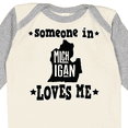 thumbnail image 4 of Inktastic Michigan Travel Someone Loves Me Boys or Girls Long Sleeve Baby Bodysuit, 4 of 5