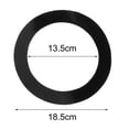 thumbnail image 3 of 1Pcs Bass Drum Bottom Port Hole Protector Ring Anti Slip Pads Hole Protector, 3 of 9