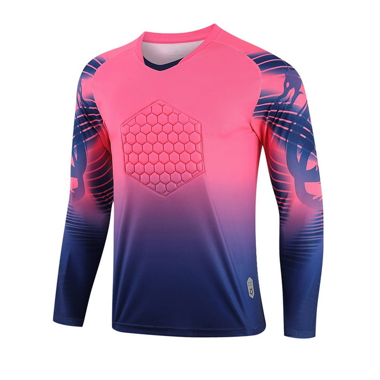 iEFiEL Kids Boys Soccer Goalkeeper Jersey Padded Goalie iEFiEL Kids Boys Soccer Goalkeeper Jersey Padded Goalie