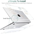 thumbnail image 4 of Funda para MacBook Air M3 M2 2024 2022, compatible con el modelo A3113 A2681, funda transparente para MacBook Air de 13,6 pulgadas, funda rígida para portátil, 4 of 4