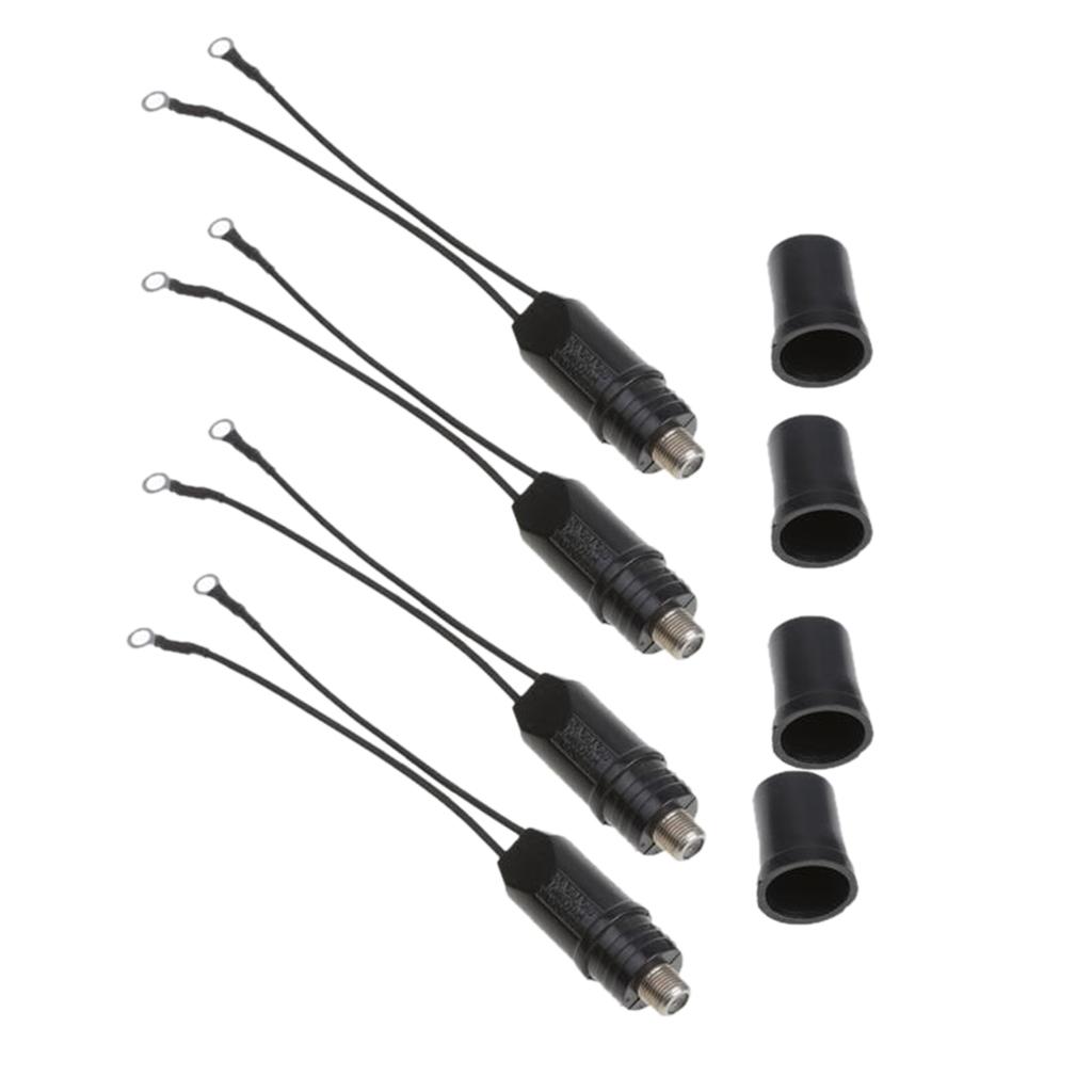 Qualtiek MT-1 Indoor Antenna Matching Transformer – 75 To 300 Ohm, FM/VHF/UHF – 10 Pack