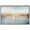 WHITE, variant on wall26 Framed Canvas Print Wall Art Pastel Blue Orange Paint Landscape Abstract Shapes Illustrations Minimal Decorative Contemporary Multicolor for Living Room, Bedroom, Office - 16"x24" Na