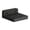 Black, variant on Small Shelf for Wall, 5 × 5 Inches Floating Shelves Set of 4, Rustic Wood Small Wall Mounted Shelves for Bedroom, Living Room, Kitchen, Bathroom Decor, Mini Display Shelf for Office,Brown