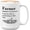 Farmer Definition White, variant on Farmer Mug White 15oz - Best Farmer Better - Farmer Agriculture Harvester Tractor Homestead Field Crops
