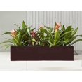 thumbnail image 2 of Generico Maceta Rectangular (Chocolate, 100X60X25 cm) BWKJ Patio y Jardín, 2 of 3