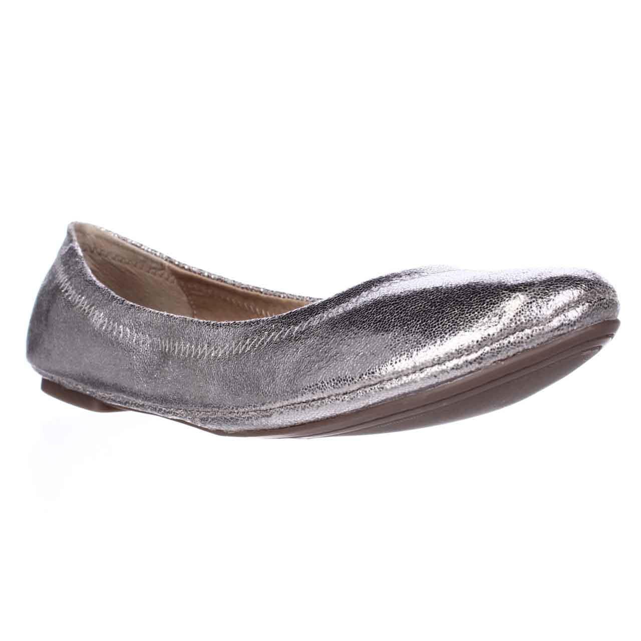 Womens Lucky Brand Emmie Ballet Flats Light Pewter Walmart