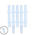 thumbnail image 2 of YOHAVEN PVC Plastic White Decorative Fencing for Garden and Patio, Outdoor Yard Fence, Modular Garden Border, Christmas Outdoor Decorations, Perfect for Landscape Privacy and Holiday Decor, 2 of 7