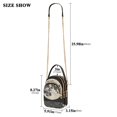 thumbnail image 2 of FORMRS Crossbody Bag for Women Quilted Travel Shoulder Cell Phone Purse with Chain Strap Handbag, Beige Moon, 2 of 7