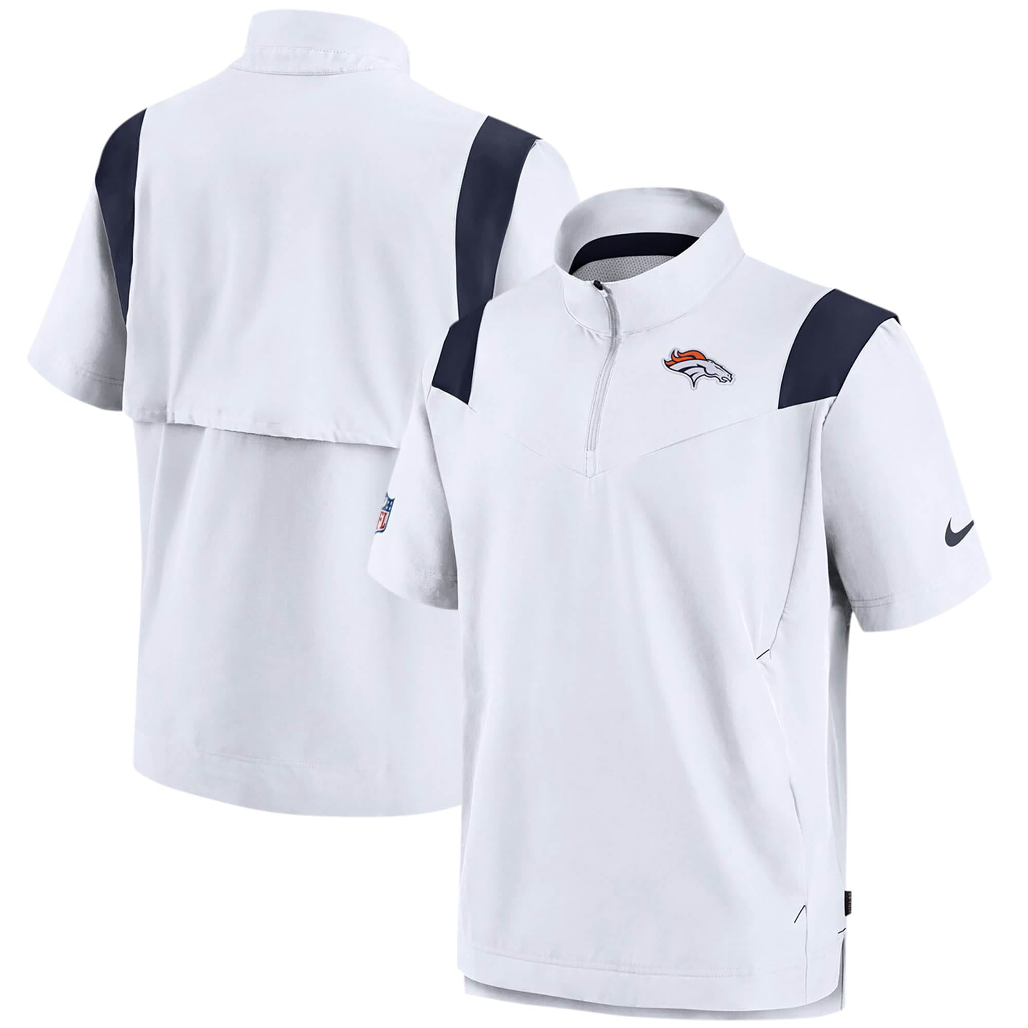 New Rawlings Virginia Cavaliers Short Sleeve 1/4 Jacket Adult Men's Medium White 