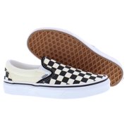 Vans U Classic Slip-On Unisex Shoes Size 5.5, Color: Black/White Checkerboard/White