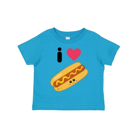 

Inktastic I Love Hot Dogs Boys or Girls Toddler T-Shirt