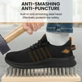 thumbnail image 7 of Fidabo Steel Toe Shoes for Men and Women Comfortable Lightweight Work Safety Shoes Puncture Proof Slip Resistant Indestructible Sneakers Construction Work Utility, 7 of 7