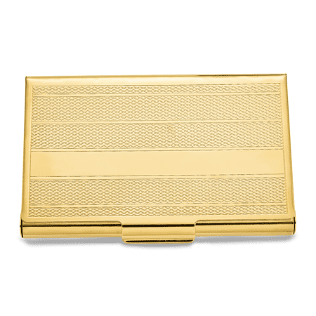 Gold-tone Brass Business Card Case