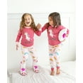 thumbnail image 4 of LazyOne Warm Long-Sleeve PJ Sets for Girls and Boys, Magical Unicorn, Funny Animal Kids' Pajama Sets, 4 of 7