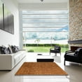 thumbnail image 7 of Ahgly Company Machine Washable Indoor Square Abstract Neon Orange Area Rugs, 8' Square, 7 of 7