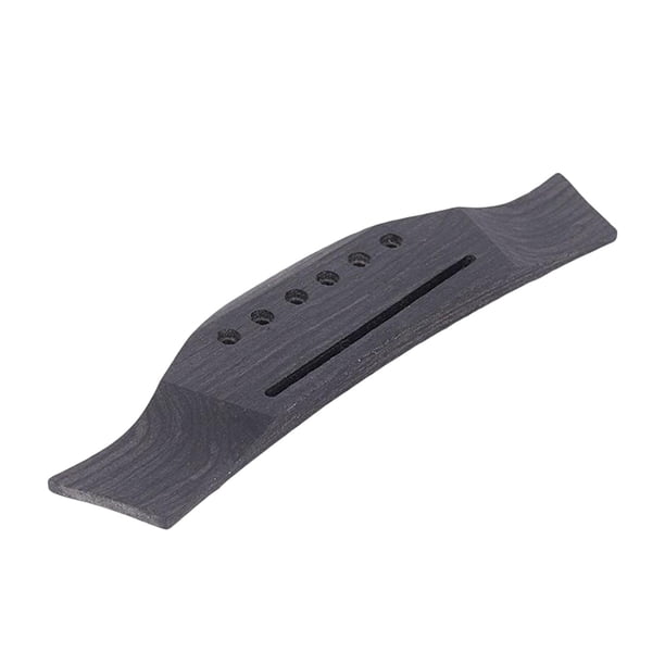 Puentes de guitarra Sunnimix de madera duraderos Universales Estilo D 6 orificios
