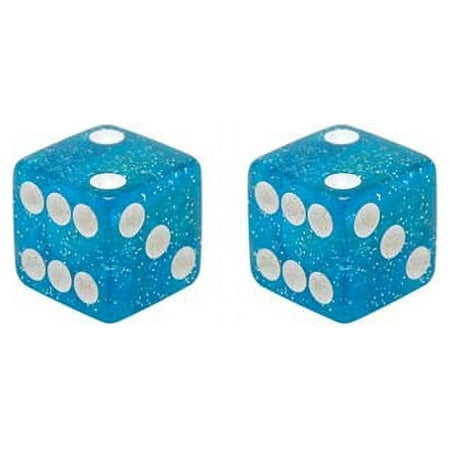 Dice Valve Caps Blue Glit. price history on PriceWatchPro