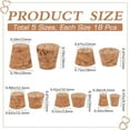 thumbnail image 2 of 90pcs 5 styles Cork Bottle Stoppers Wine Accessories Wheat 6.5~20x9.5~20mm 18pcs/style, 2 of 6