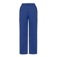 thumbnail image 3 of Women's Casual Red Lounge Pants Elastic Waist Slim Fit Trousers Soft Comfy with Pockets for Daily Wear Weekend Errands and Loungewear Blue XL, 3 of 4