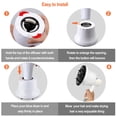 thumbnail image 6 of Universal Hair Diffuser, Hair Dryer Diffuser Attachment for Curly and Natural Wavy Hair, Professional Blow Dryer Diffuser, Adjustable from 1.4 Inch to 2.6 Inch (white), 6 of 7