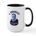 thumbnail image 2 of CafePress - Notorious RBG Large Mug - 15 oz Ceramic Large White Novelty Mug, 2 of 4