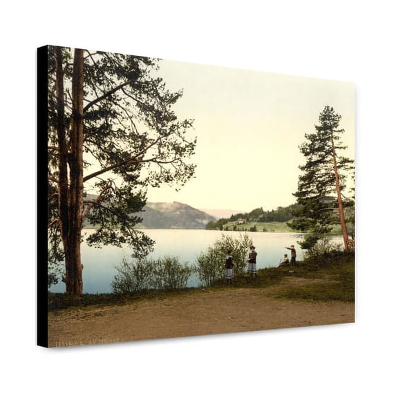 Canvas Print: On The Lake, Titisee, Black Forest, Baden, Germany, circa 1890