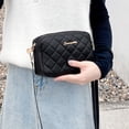 thumbnail image 4 of Bolso bandolera Likrtyny de hilo de cuero PU negro, 4 of 9