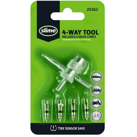 Slime 4-Way Tool with Valve Cores - 20262