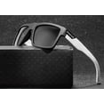 thumbnail image 2 of Sports Polarized Sunglasses Square Light Weight Driving Shades White, 2 of 3