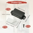 thumbnail image 3 of Uxcell Imán de Gabinete para Cierre [8pcs] - Pestillo de Puerta Magnético para Gabinete y Cajón de Cocina - [Negro - 2.24 PULGADAS], 3 of 6
